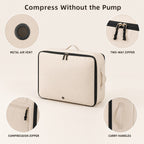 Product details: dual metal air vents, dual-direction zipper, reinforced handles