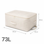 Dimensions: 59 × 44 × 28 cm, 73L capacity