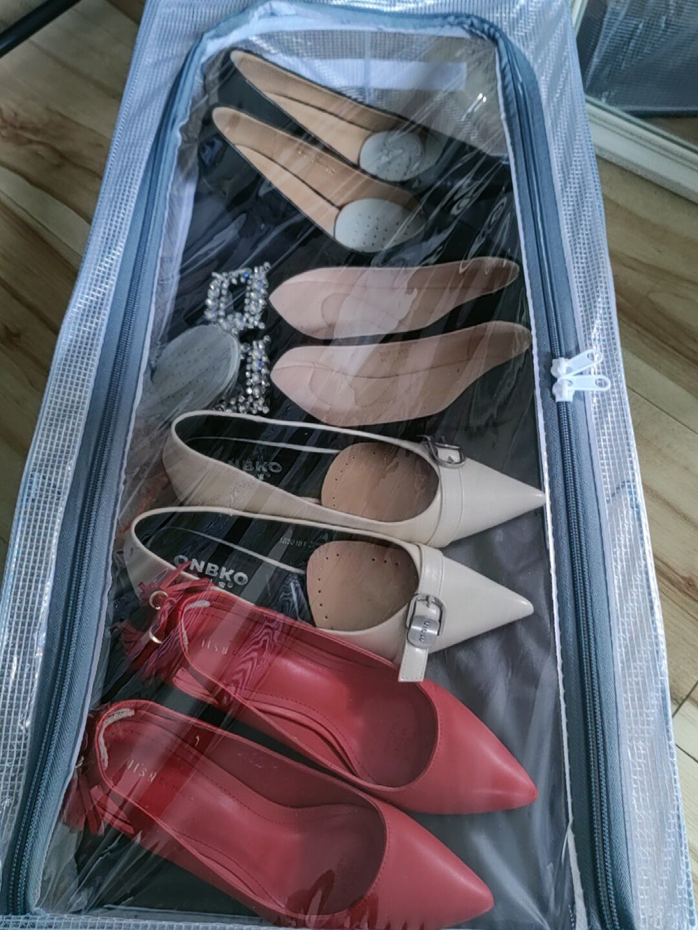 Under-bed space, maximized