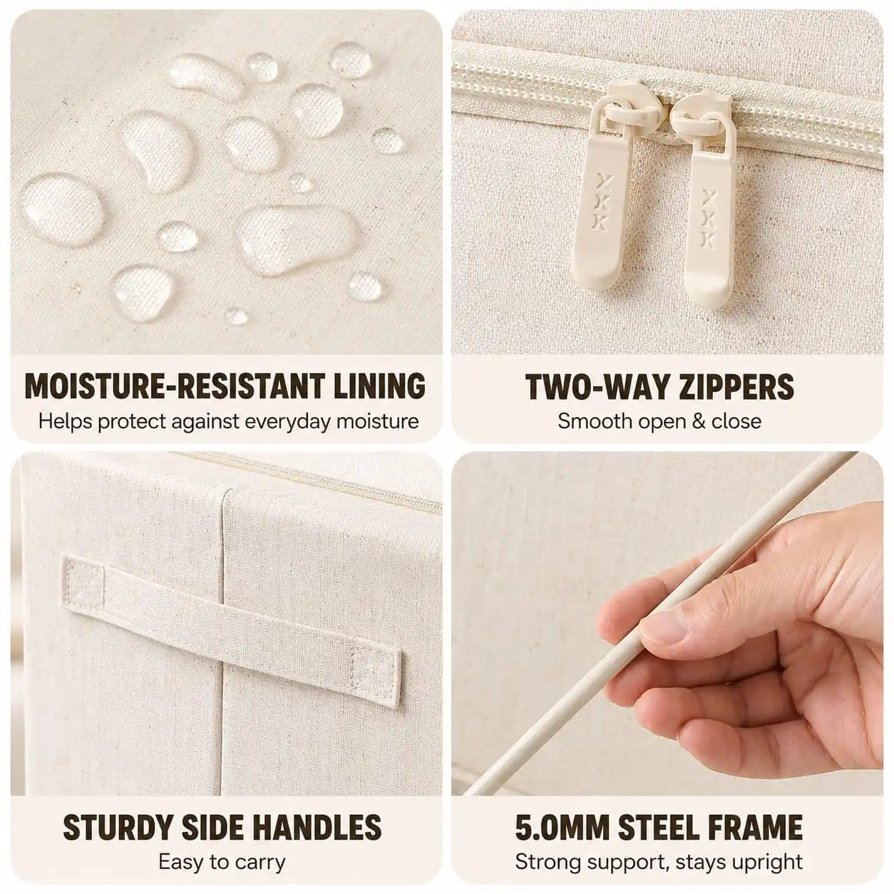Clear PVC Window and Side Label Slot for Easy Organization