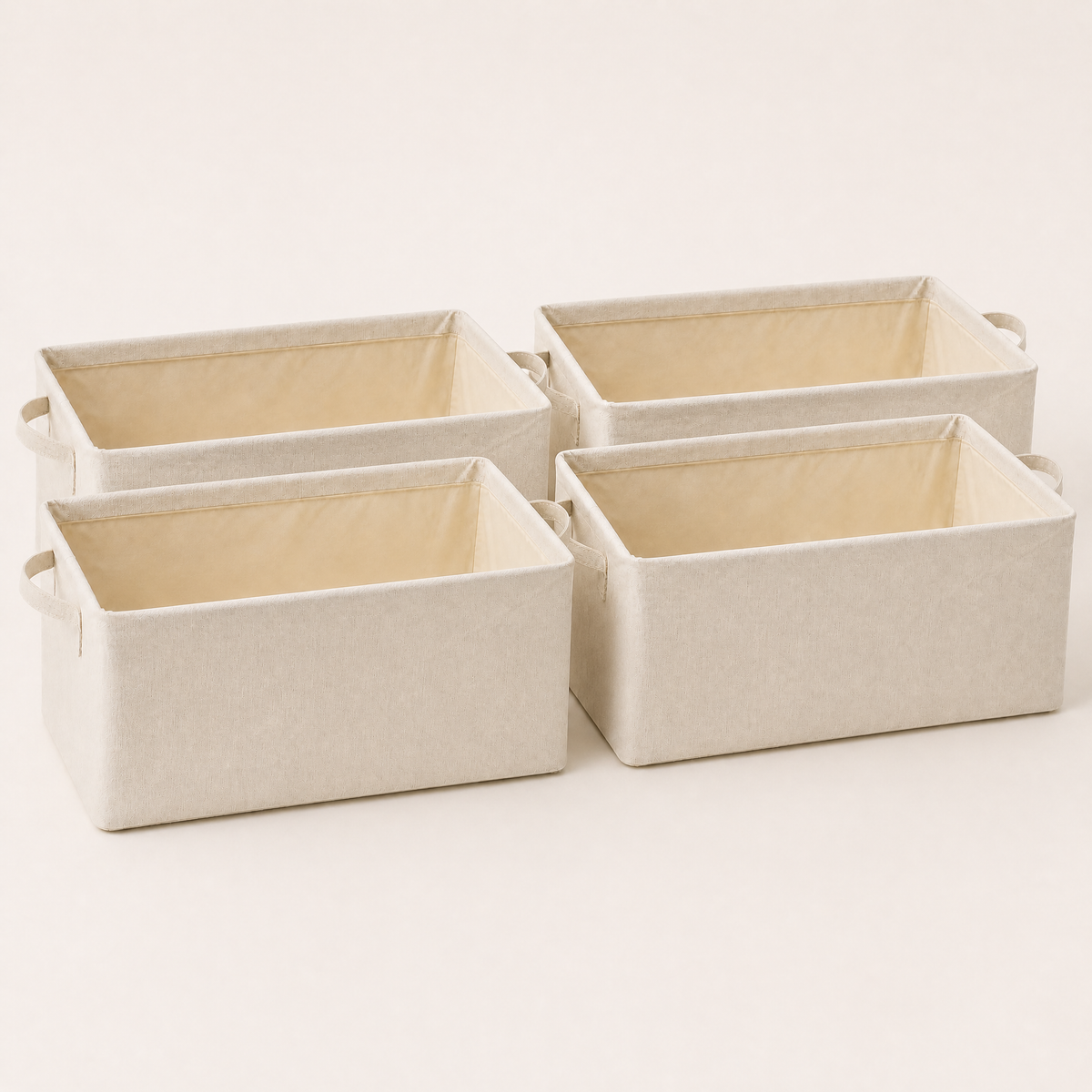 Four kinfoldhome 26L foldable closet organizers — 4-pack