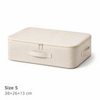 Foldable storage box with zipper — Size S (38 × 26 × 13 cm)